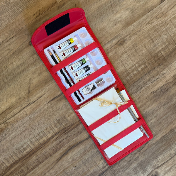 🇨🇦Beginner Kit for Watercolours with Fold-up Nylon Case