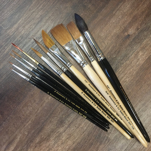Professional Art/Rosemary & Co - Water Colour  - Studio Brush Set