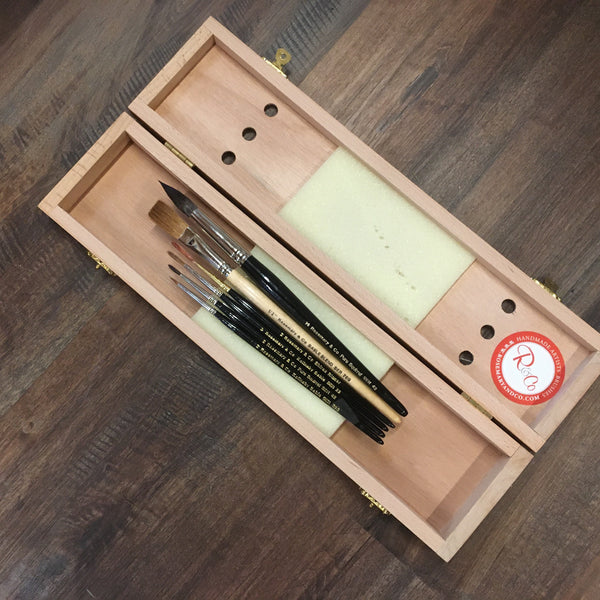 Professional Art/Rosemary & Co - Water Media Brush Set - for Plein Air