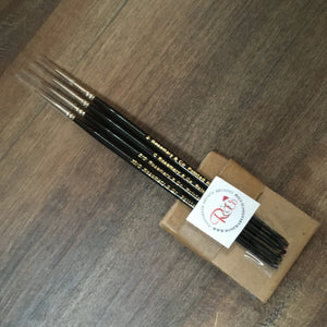 Professional Art/Rosemary & Co - Red Dot Series  Miniature Brush Set