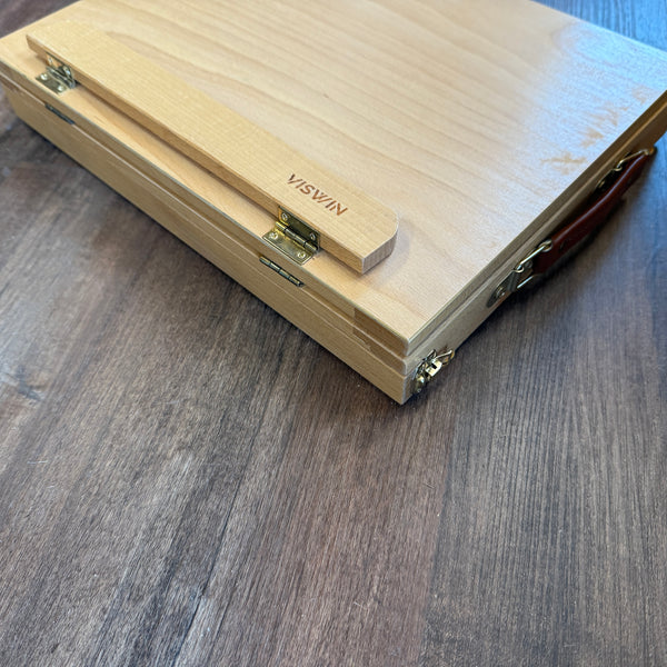 Meeden Easel  Box - Wide & Small with Solid Easel