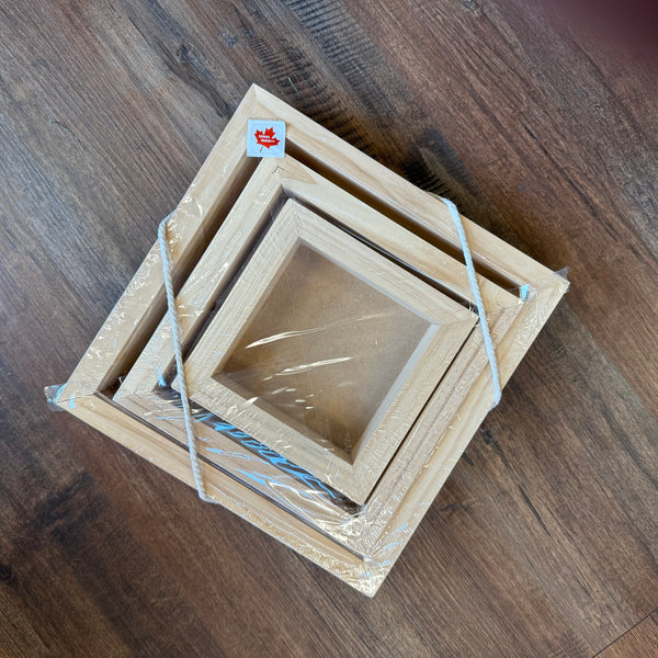 🇨🇦Nobel/Professional Art - Gessoed Cradled Masonite - Gallery Profile - Handled Nested Sets