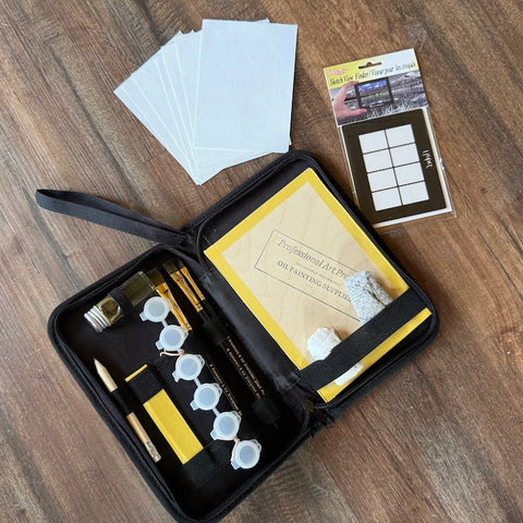 🇨🇦 Plein Air Kit for Oils In Pocket Zipped Case