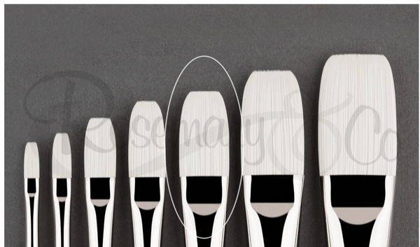 Rosemary Ivory Curved Long Flat Series #6  - LH