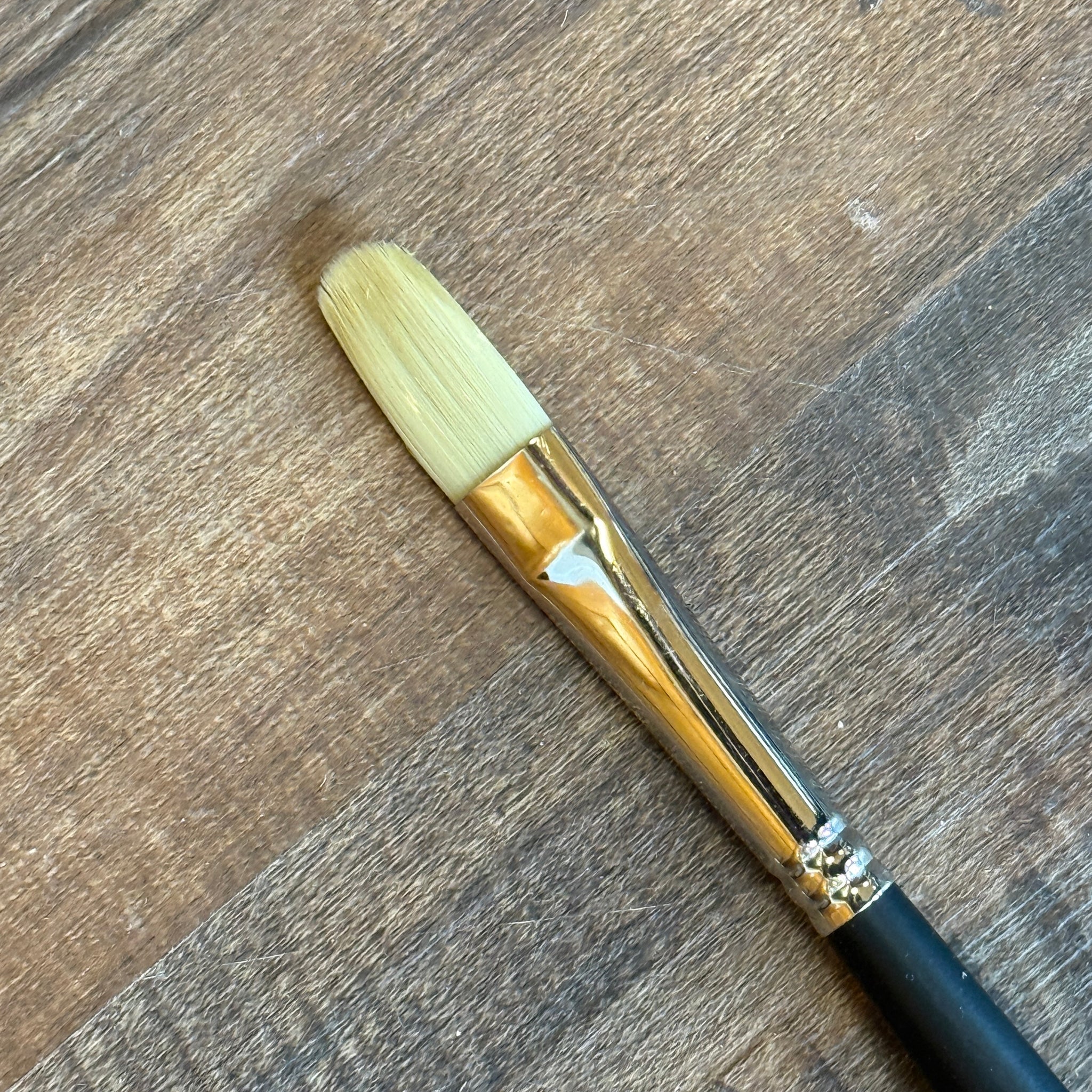 🇨🇦Nobel Korean Series Synthetic Hog Filbert #6 - LH