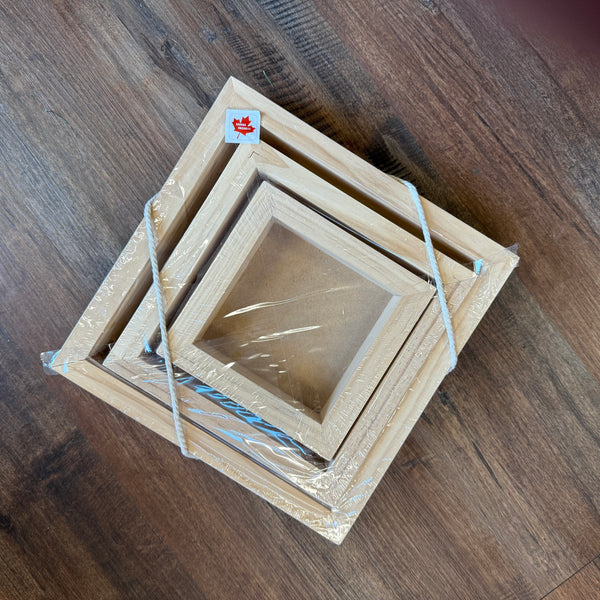 Nested Cradled Gessoed Panels
