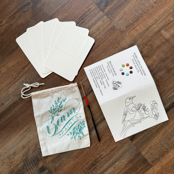🇨🇦 Beam Handcrafted Artist Grade Watercolour Paints  - Bird Paintables - Trial Paint Kits