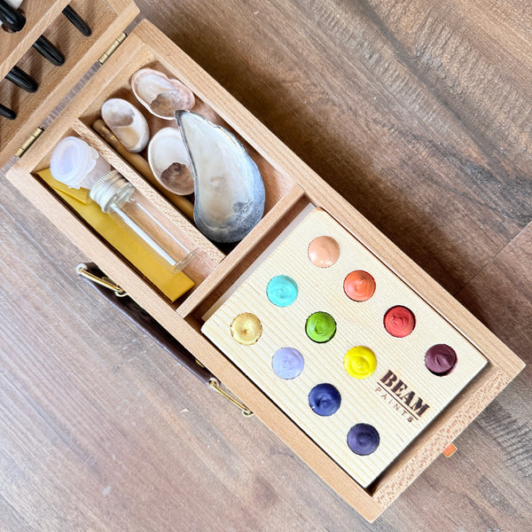 🇨🇦 Beam Plein Air Kit for Watercolours In a Tiny Wooden Case
