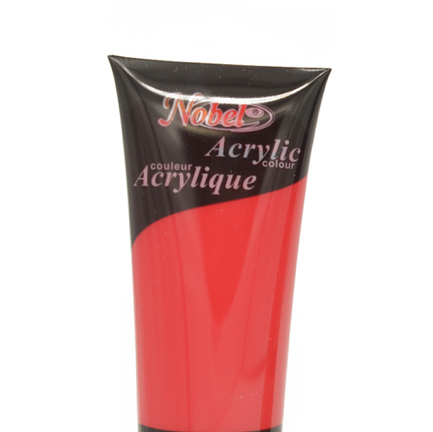 Nobel Artist Grade Acrylics -Permanent Red -200 ML 🇨🇦
