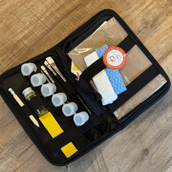 🇨🇦 Plein Air Oils Kit - In Pocket Zipped Case
