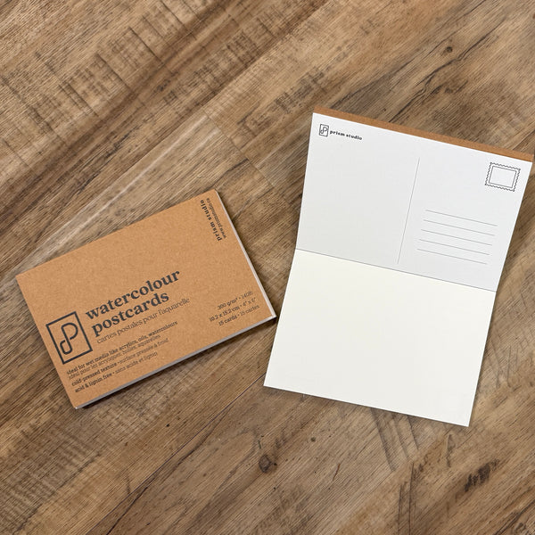 A pad of 140 lb blank watercolour postcards. 30 Sheets. Acid free