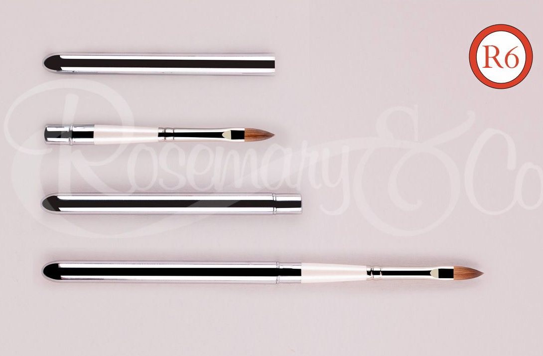 Rosemary Pocket Series # R6 Series 66 Pure Kolinsky Sable  Pointed Filbert