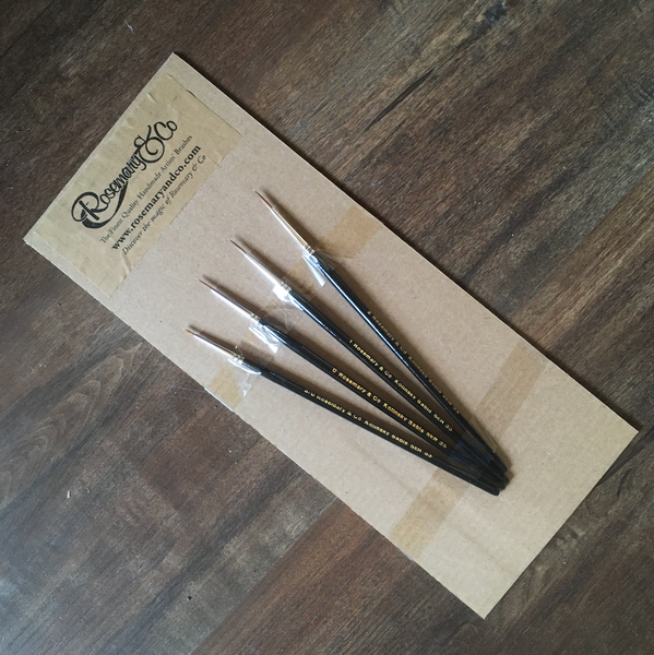 Rosemary 33 Series Miniaturist Brush Set