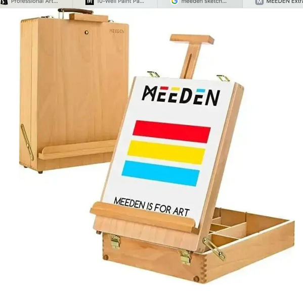 Meeden Paint Box/Easel HBX-9A- Long & Extra Large