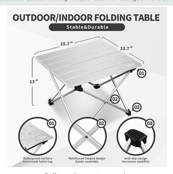 Professional Art Small Plein Air Table