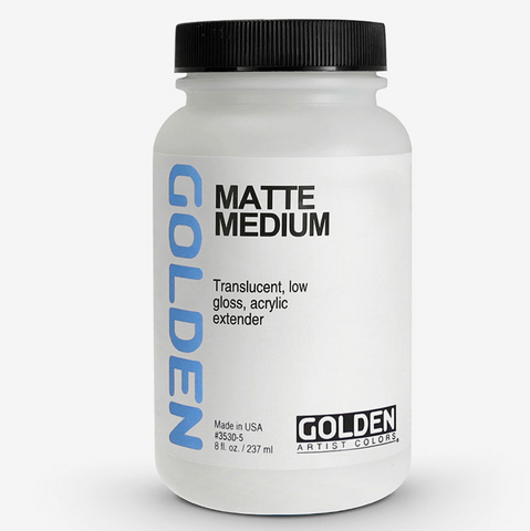 Golden Extra Heavy Gel Acrylic Matte Medium