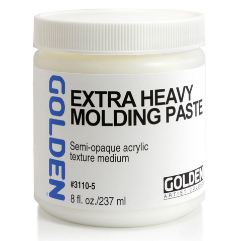 Golden Acrylic Medium - Extra Heavy Molding Paste - 8 oz