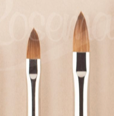 Rosemary & Co Brushes - Series 66 Pure Kol Sable Pointed Filbert Short Handle  #2 SH