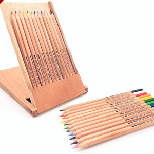 🇨🇦 Nobel Watercolour Pencil Set in Stand-up Bamboo Case