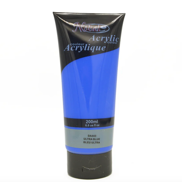 Nobel Artist Grade Acrylics - Ultramarine Blue- 200 ML 🇨🇦