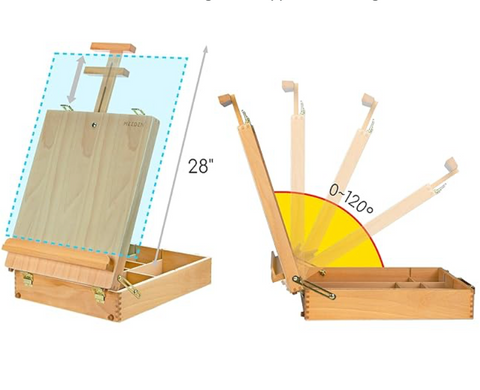 Easel Box - Long & Extra Large-Sized