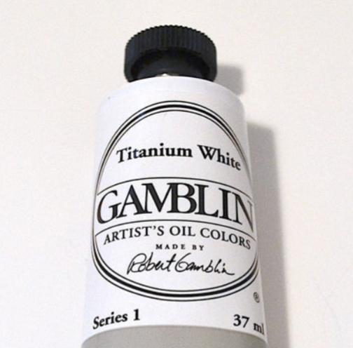 Gamblin Fast Dry Alkyd Artist Grade Oils  - Titanium White