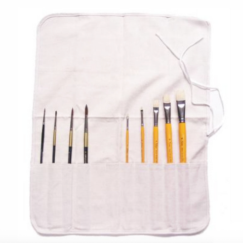 🇨🇦 Nobel Canvas Roll-up Brush/Paint  Case - for Plein Air