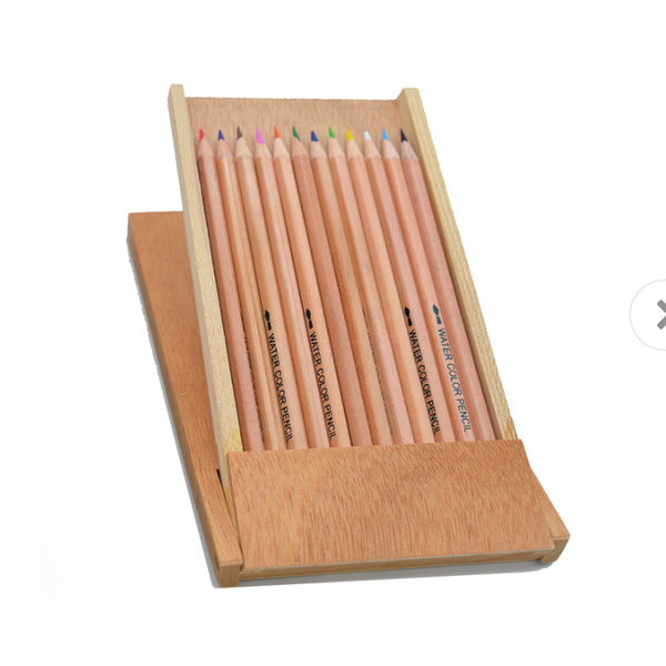 🇨🇦Wooden Pencil Box/Stand - Natural Bamboo