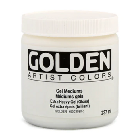 Golden Acrylic Medium - Extra Heavy Gel Matte - 8 oz
