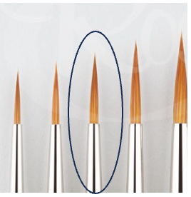 Rosemary & Co Brushes - Series 402 Designer Sable Blend Pointed Round