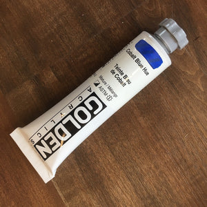 Golden Heavy Body Artist Grade Acrylics -  Cobalt Blue Hue