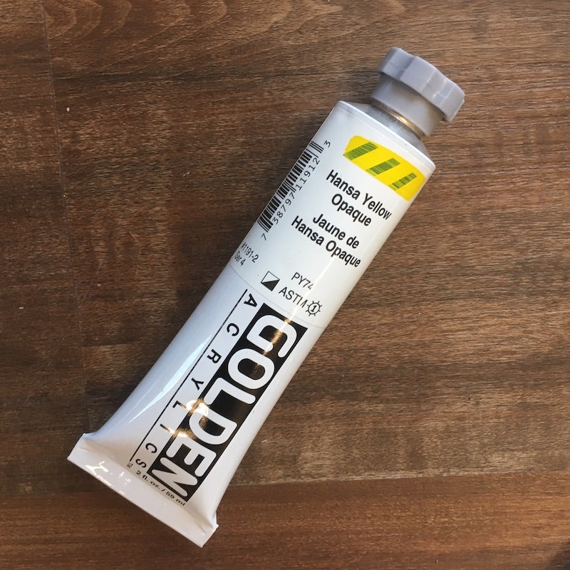 Golden Heavy Body Artist Grade Acrylics  - Hansa Yellow Opaque