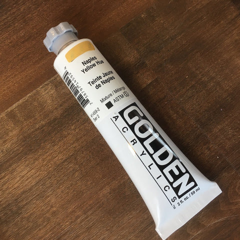 Golden Heavy Body Artist Grade Acrylics  - Naples Yellow Hue