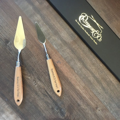 Rosemary & Co Palette Knifes - Teardrop