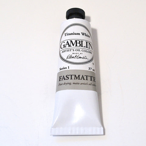 Gamblin FastMatte Alkyd Artist Grade Oils  - Titanium White