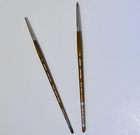 Silver Brushes - Monza Series Sable Short Round